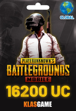 Pubg Mobile 16200 UC Global